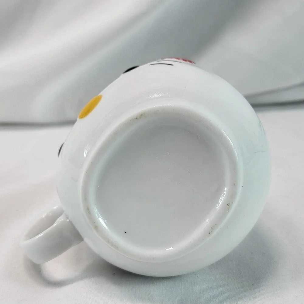 Hello Kitty Small 2.5 inch Mug Cup Holiland Japan Red Bow Micro Tea Cup Decor